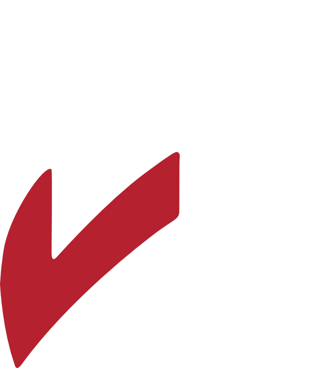 British Blenders Logo Mark in white for dark background use